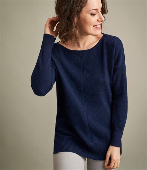 lightweight navy blue sweater.